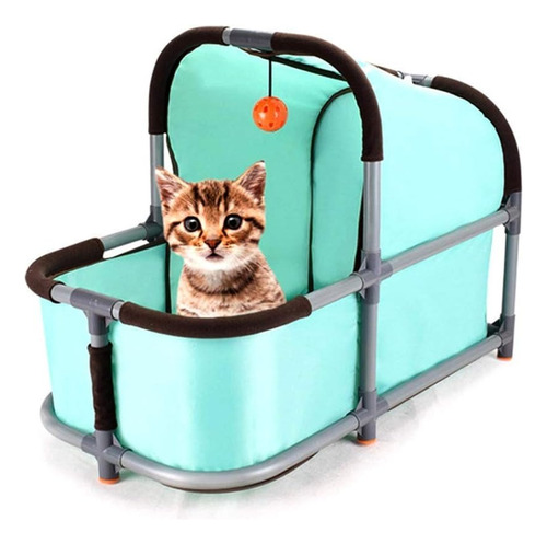 Cama De Gato Nido De Cachorros Plegable Semicerrado (oferta)