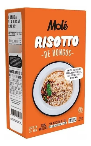 Risotto De Hongos 200 Gr Molé