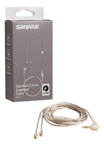 Cable Shure Repuesto Para Auriculares Eac64cl Conector Clear