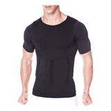 Camiseta De Gimnasio Moldeadora De Compresión Para Hombre