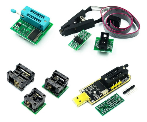 Kit Gravador Usb Flash Eprom Spi Bios 24xx 25xx 