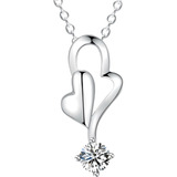 Collar Plata 925 Colgante Corazón Hijo Mujer Regalo Madre