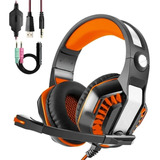 Headset Fone Pc Ps4 Xbox Jogar Fps Mmo Confortável Orelha 