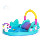 Pileta Niños Bestway Inflable Play Center Unicornio