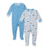 Pijama Bebe Set X 2 Pijamas Niño Marca Gerber Algodón 3m