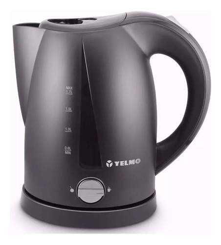 Pava Eléctrica Yelmo Desayuno Negra 220v 1.7l Mate Negra