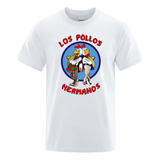 Lhy H Camiseta Los Pollos Hermanos Pollo Hermanos Manga