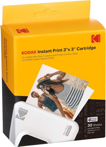 Cartucho 30 Hojas Para Impresora Portátil Kodak Mini 3 4pass