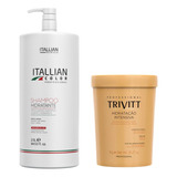 Kit Mascara Trivitt 1kg E Shampoo Itallian Color 2,5l
