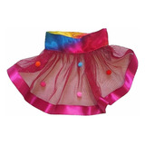 Roupa Pet Fantasia Saia Tutu Carnaval Cão E Gato