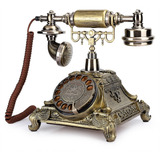 Antiguo Teléfono De Escritorio Rotatorio Vintage Teléfono Ho