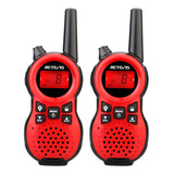 Retevis Rt38 Walkie Talkies Para Niños, Paquete De 2, Walkie