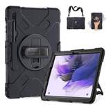 Funda Para Samsung Galaxy Tab S7 Fe/ S8 Plus Negra