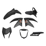 Kit De Plasticos Completo Zanella Zr150/zr200/zr250 Negro Mt