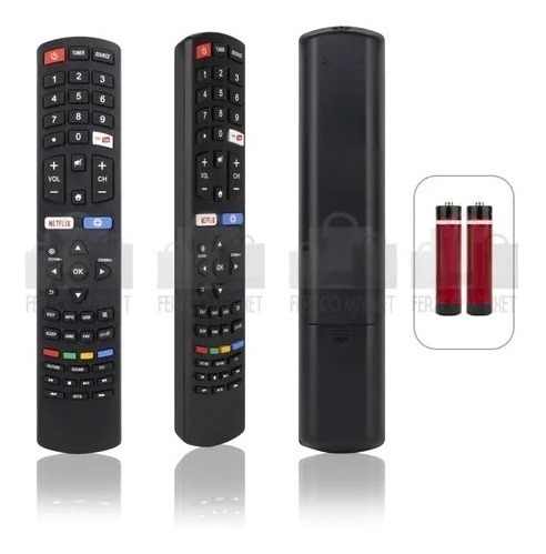 Control Remoto Pantalla Jvc Netflix Youtube Smart Tv Led Lcd