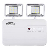 Kit 5 Luminárias De Emergência Farois 5w 1200 Led Blu