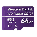 Memoria Microsd Western Digital - 64gb Wd Purple - Seguridad