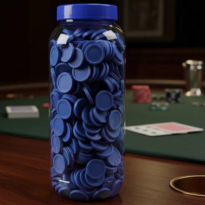 Fichas Plastico Colores Para Contar O Jugar Loteria (500 Pz) Azul | MercadoLibre