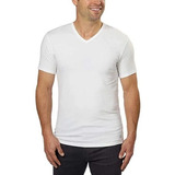 Calvin Klein Camiseta Cuello V , Paquete 4 Piezas !