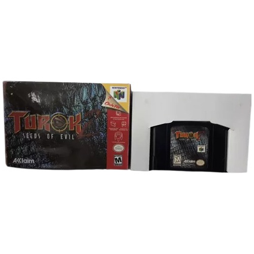 Fita Turok 2 Original Nintendo 64 Caixa Repro Sem Manual