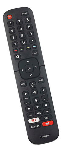 Control Remoto En2bd27h Compatible Con Hisense Smart Tv  