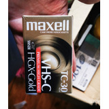 Cassette De Video Maxell Vhs C Hgx Gold Tc 30 