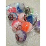 Pelotitas Saltarinas De Ojos 10 Unidades Halloween Souvenir 