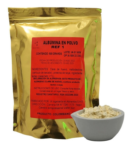 Albumina De Huevo 1 Kg