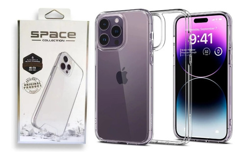 Capa Capinha Clear Case Space P/ iPhone 6 7 X Xs Xr 11 12