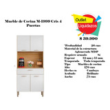 Mueble De Cocina M-1999 Cris 4 Puertas