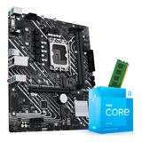 Combo Actualización Pc Intel Core I3 13100f + H610m + 16gb