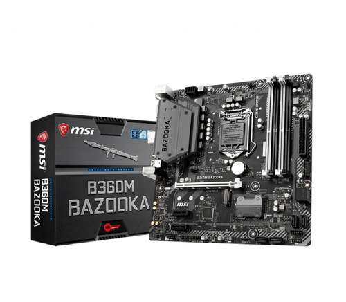 Placa Madre Msi M/b Intel B360m Bazooka (1151-v2)- Boleta