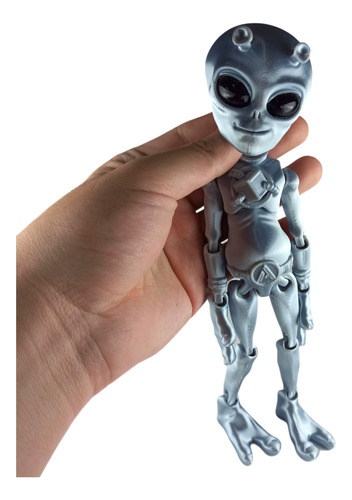 Figura De Marciano Articulado Juguete Alien Flexible 
