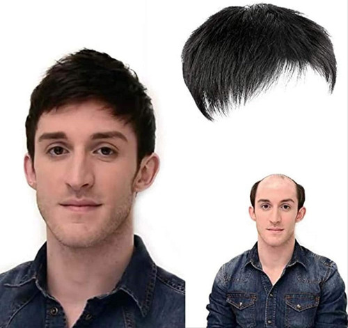 Perucas Cabelo Curto Preto Para Hombres