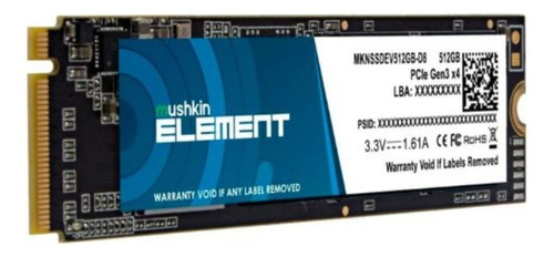 Ssd M.2 Nvme Pcie 512gb Mushkin