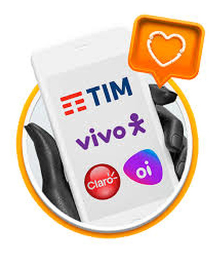 R$20,00 De Credito  Tim Claro Vivo Oi Pague R$6,00 A Menos 