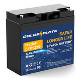 Batería De Ciclo Profundo Goldenmate 12v 20ah De Litio