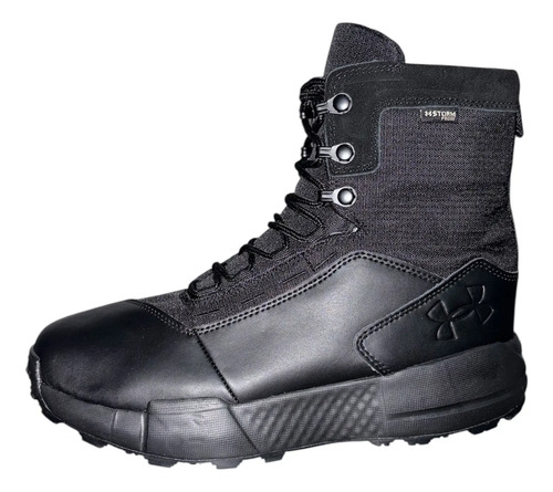 Botas Tácticas Ua Charged Loadout Alta Negra | Meses sin interés