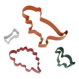 Set De 4 Moldes Dinosaurios Just Home Collection