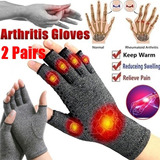 2 Pares For Aliviar El Dolor, Antiartritis, Dedos, Guantes