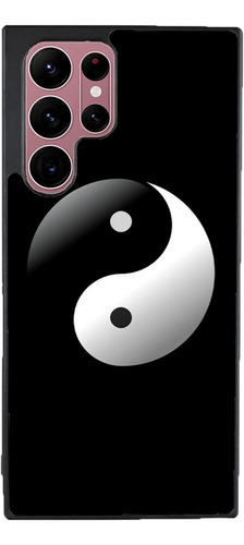 Funda Para Galaxy Yin Yang Blanco Y Negro Fondo Moda Circulo