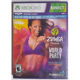 Jogo Zumba Fitness World Party Novo Lacrado Xbox 360 Cd.