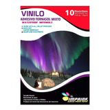 Vinilo Adhesivo Imprimible Tornasol Mixto A4/10hojas 