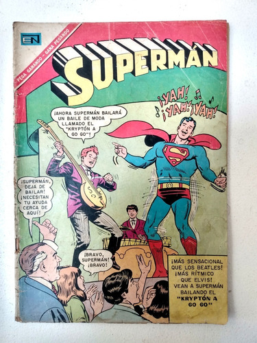 Superman N° 592 Ediciones Recreativas Novaro 1967 - Beatles