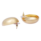 Aretes Largos Colgantes  Mujer  Aretes  Oro 18k Colgantes 