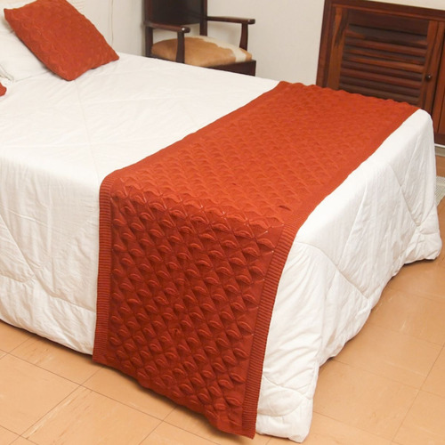 Kit Cama Queen Sofá Decoração De Tricô 3 Peças Frete Grátis 