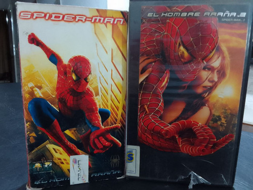 Spiderman-el Hombre Araña-coleccion-sam Raimi-vhs-2000