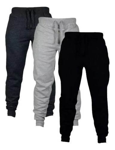 Pack X4 Joggings Hombre Deportiv Babucha Pantalon Talle Xxxl