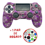 Funda Silicon Compatible Con Control Ps4 Slim Pro + Gomas 07