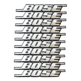 Emblemas Bose Auto Adheribles 10 Pzas Accesorio Bocina